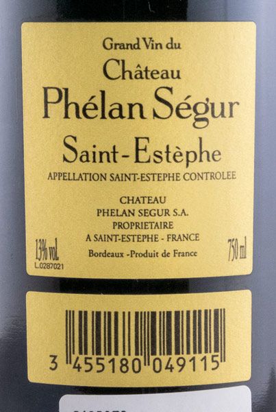 2002 Château Phélan Ségur Saint-Estèphe tinto