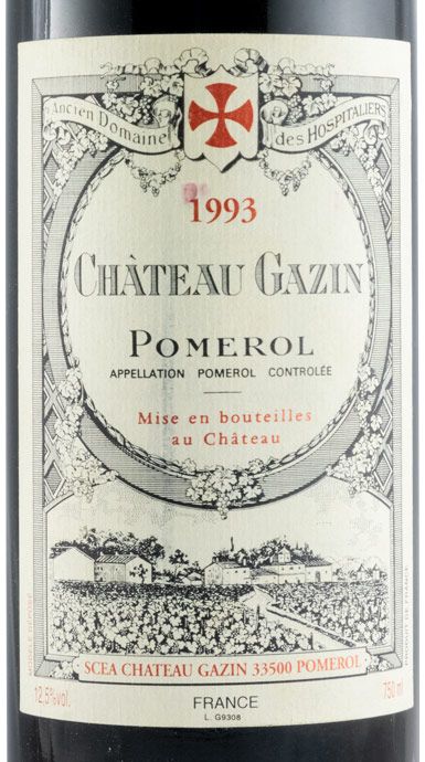 1993 Château Gazin Pomerol red