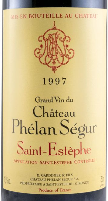 1997 Château Phélan Ségur Saint-Estèphe tinto