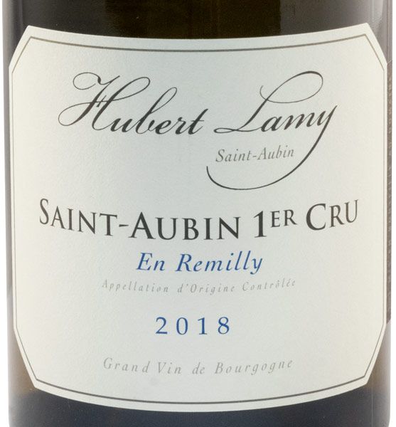 2018 Domaine Hubert Lamy En Remilly Premier Cru Saint-Aubin branco