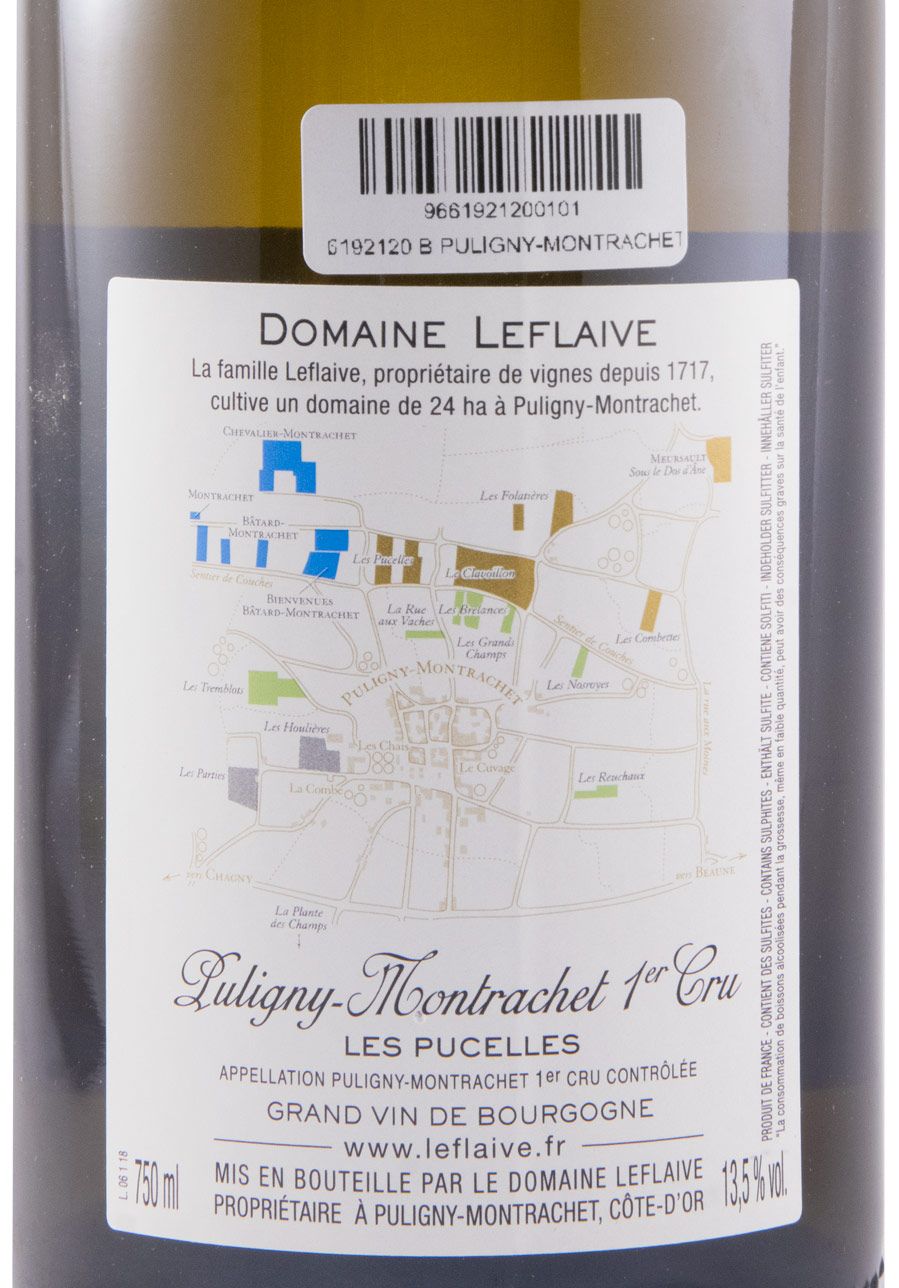 2018 Domaine Leflaive Les Pucelles Puligny-Montrachet branco
