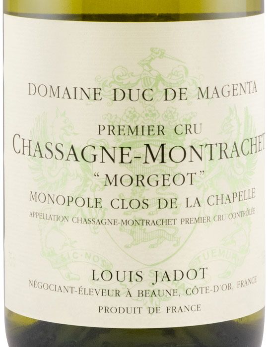 2017 Louis Jadot Domaine Duc de Magenta Morgeot Monopole Clos de la Chapelle Premier Cru Chassagne-Montrachet branco