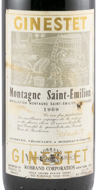 1969 Ginestet Saint-Emilion red 50cl
