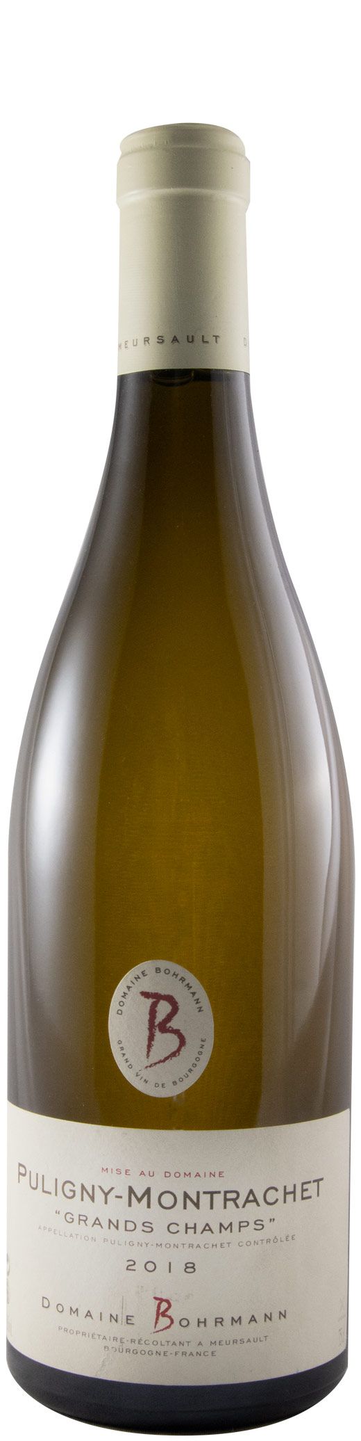 2018 Domaine Bohrmann Grands Champs Puligny-Montrachet branco