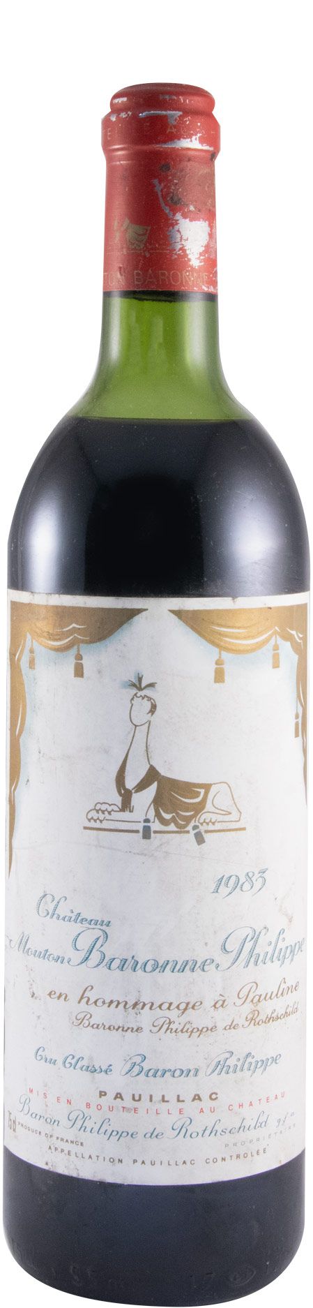 1983 Château Mouton Baronne Philippe Baron Philippe Rothschild red