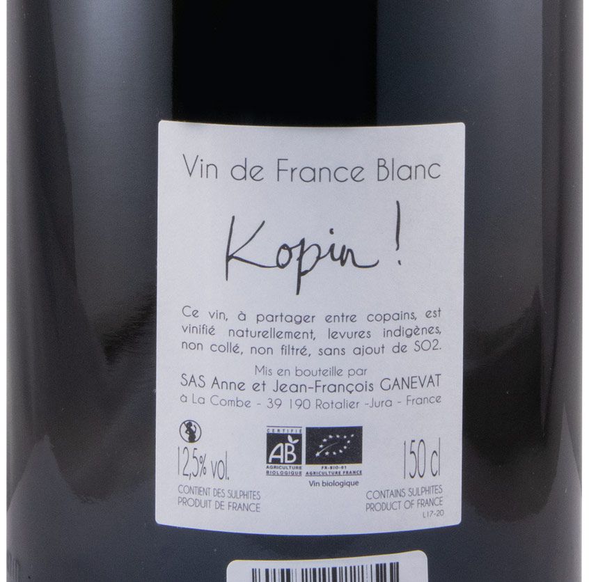 2017 Jean-François Ganevat Kopin organic white 1.5L