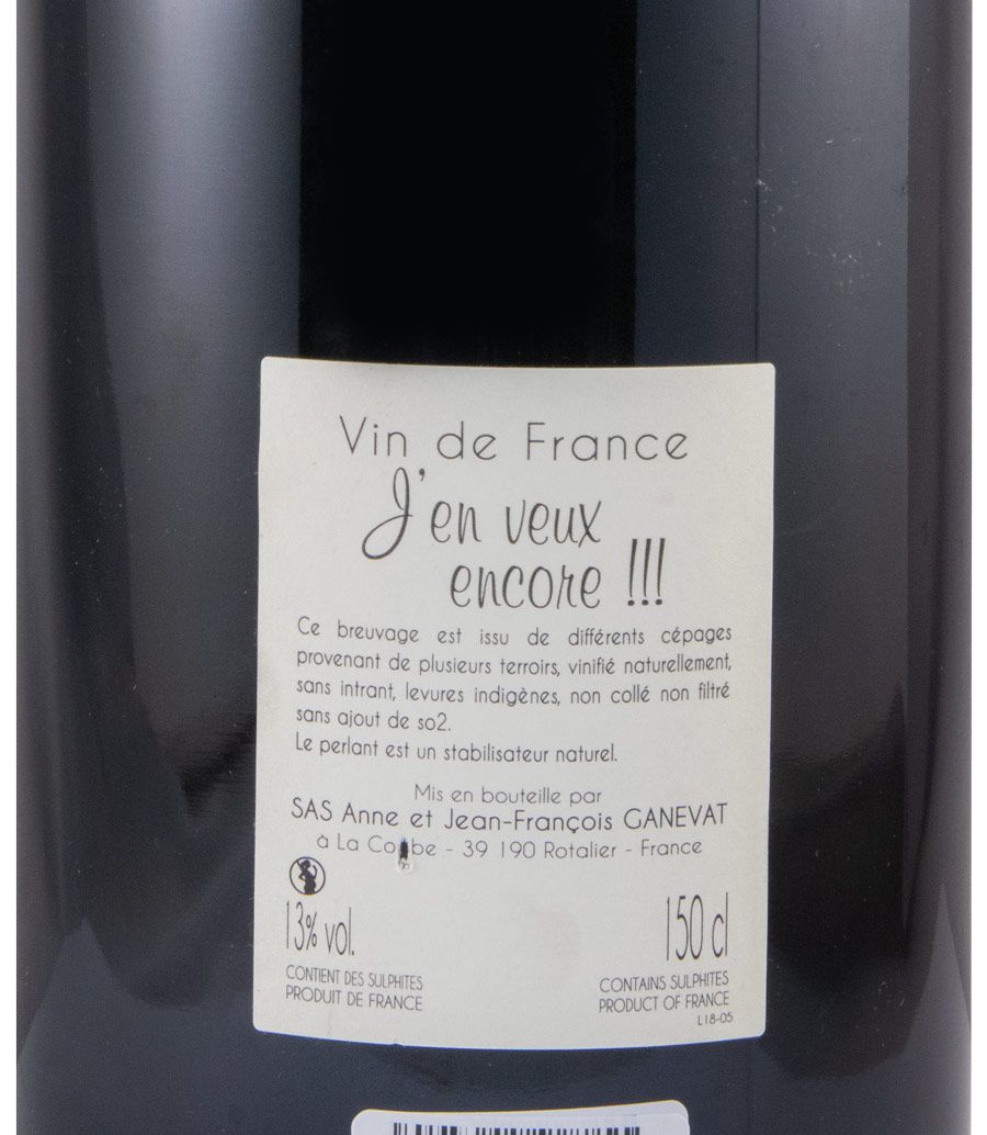 2018 Jean-François Ganevat J'en veux encore red 1.5L