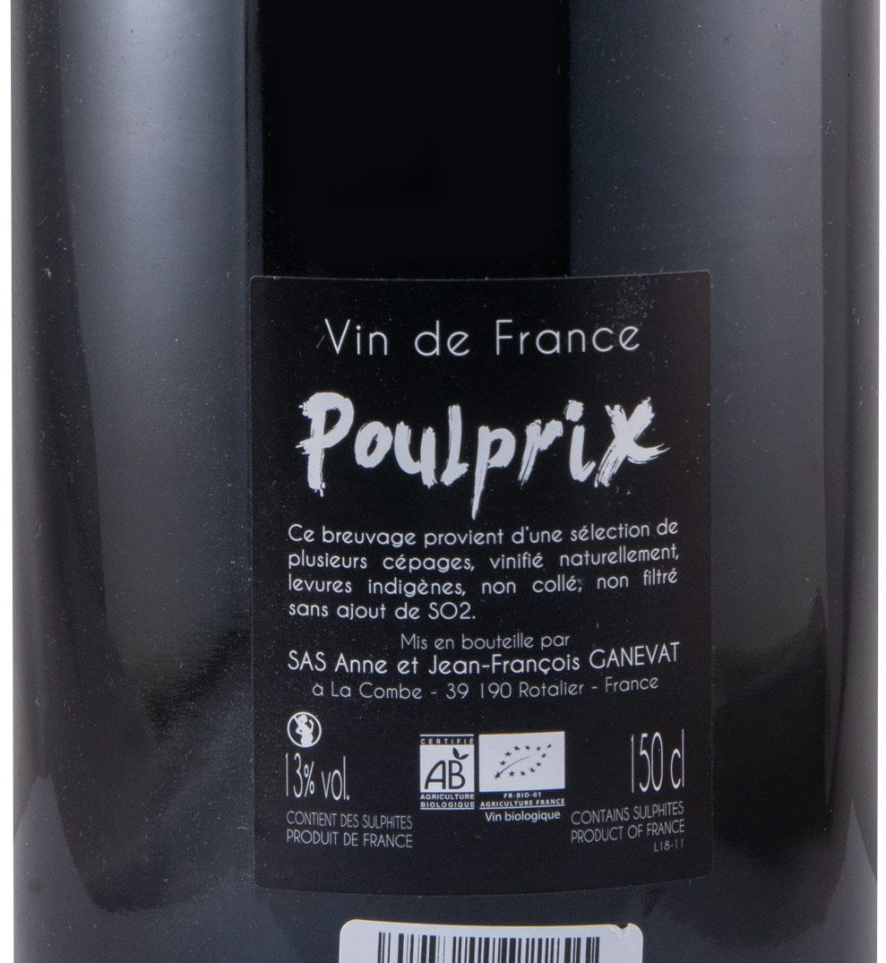 2018 Jean-François Ganevat Poulprix organic red 1.5L