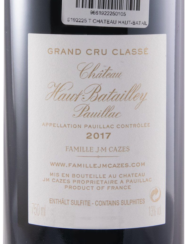 2017 Château Haut-Batailley Pauillac tinto