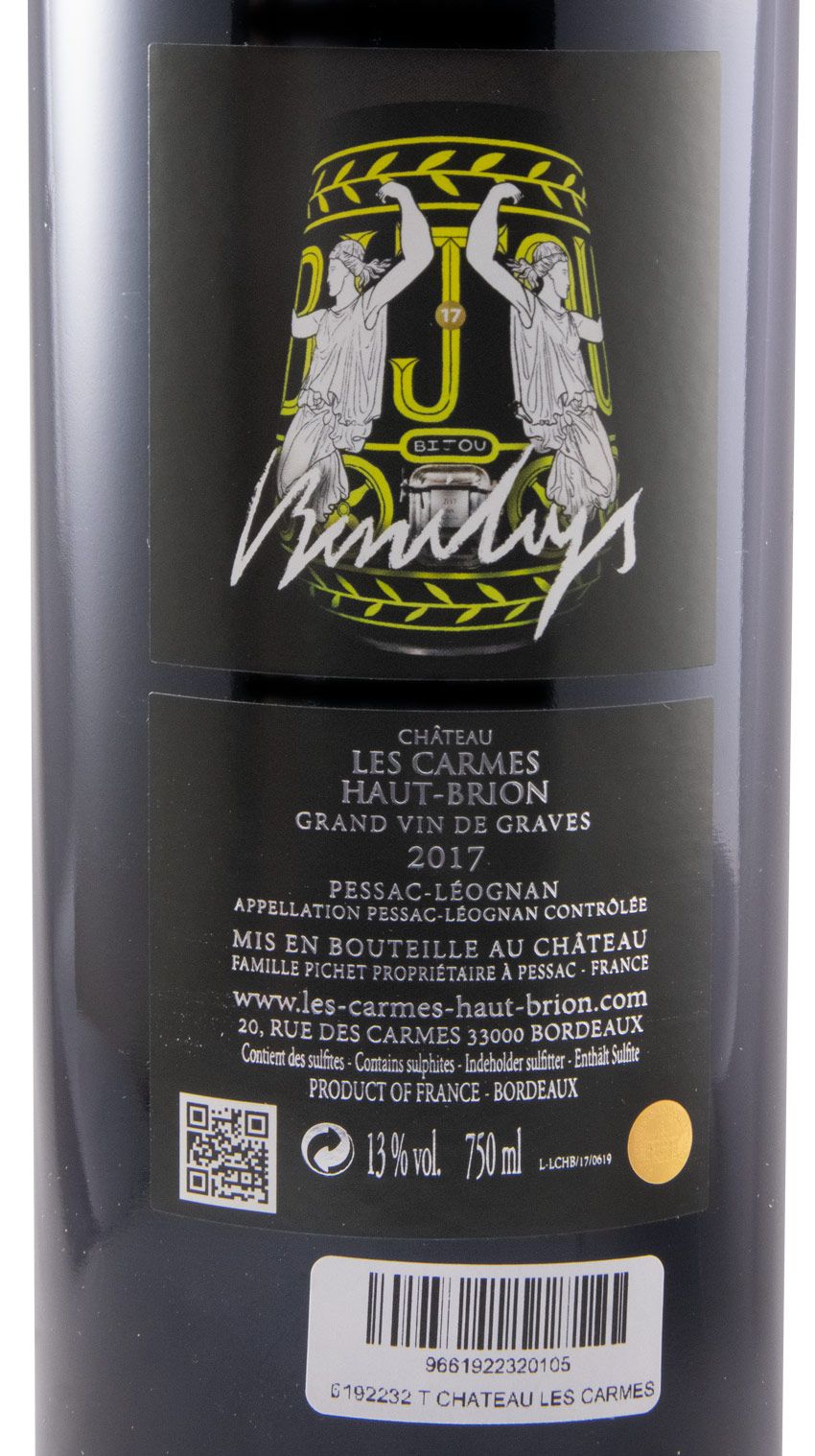 2017 Château Les Carmes Haut-Brion Pessac-Léognan tinto
