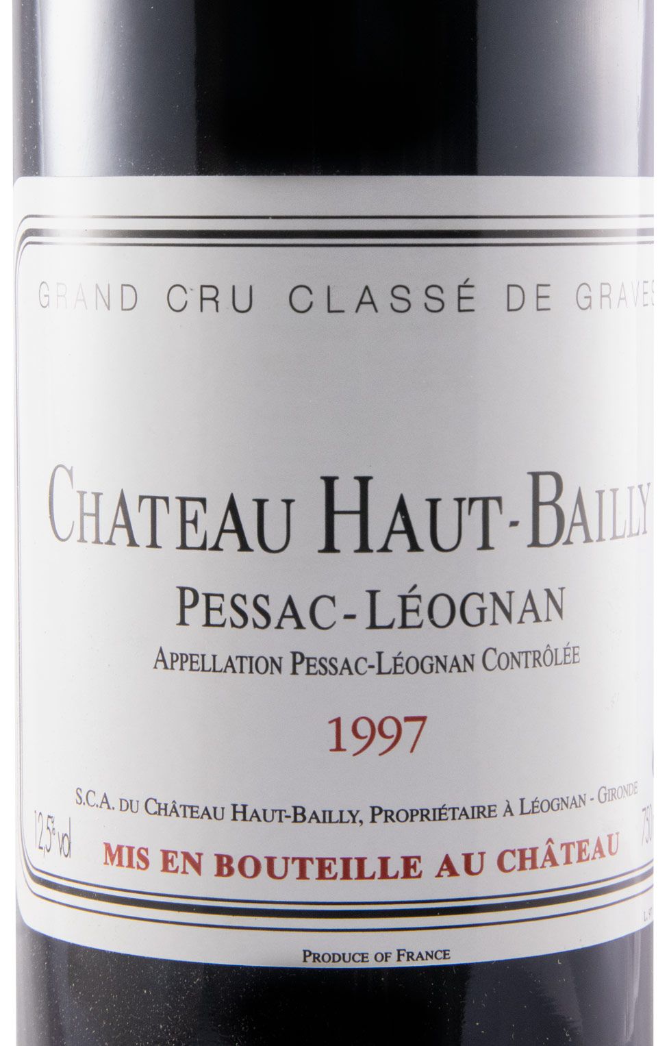 1997 Château Haut-Bailly Pessac-Léognan red