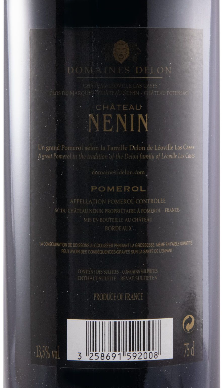 2017 Château Nenin Pomerol tinto
