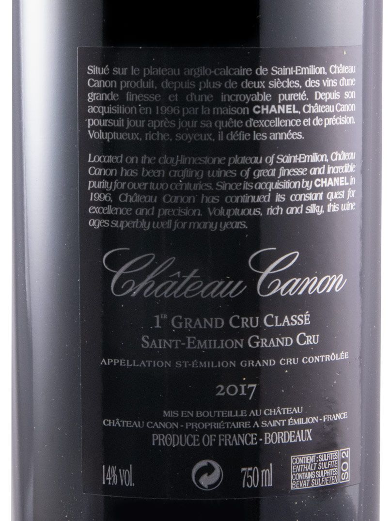2017 Château Canon Saint-Émilion tinto