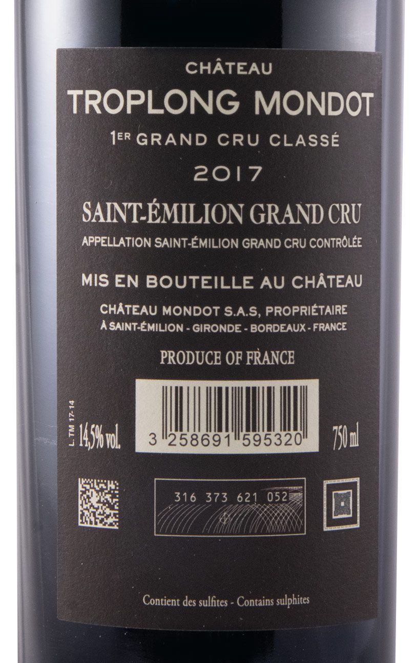 2017 Château Troplong Mondot Saint-Émilion red