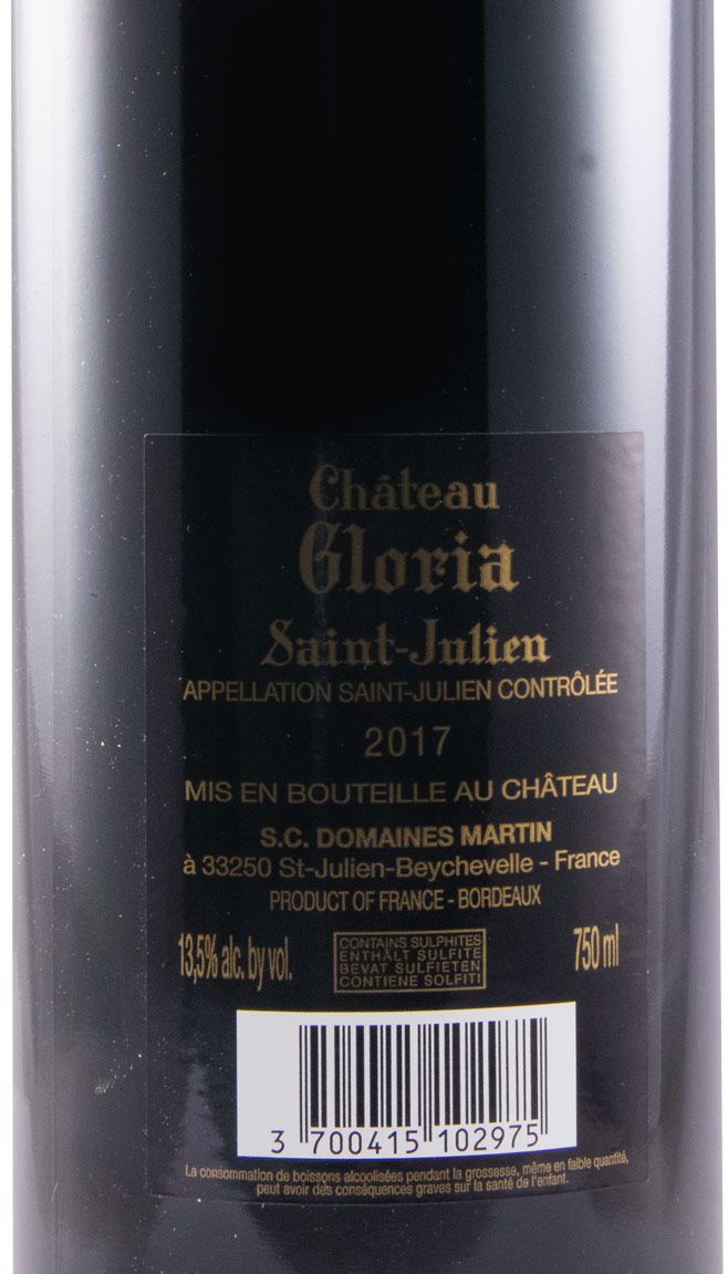 2017 Château Gloria Saint-Julien tinto