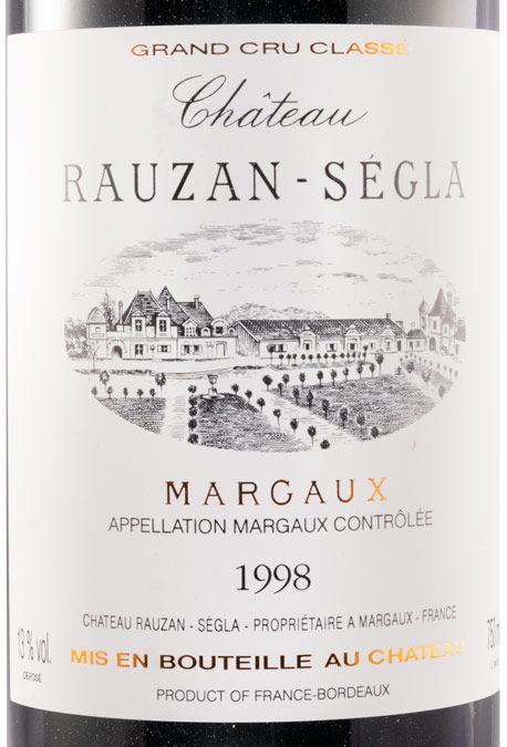 1998 Château Rauzan-Ségla Margaux red