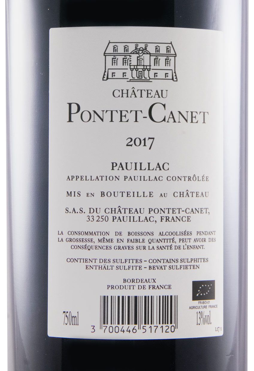2017 Château Pontet-Canet Pauillac red