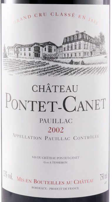 2002 Château Pontet-Canet Pauillac red
