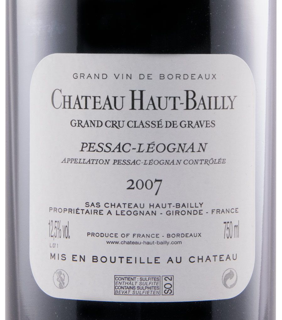 2007 Château Haut-Bailly Pessac-Léognan tinto