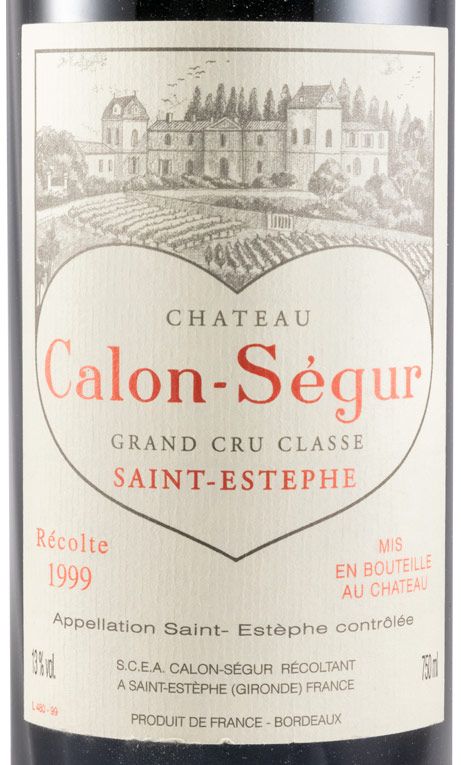 1999 Château Calon-Ségur Saint-Estèphe tinto