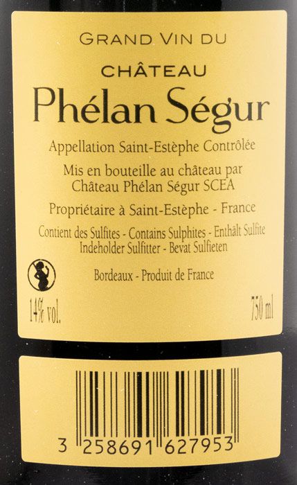 2018 Château Phélan Ségur Saint-Estèphe red