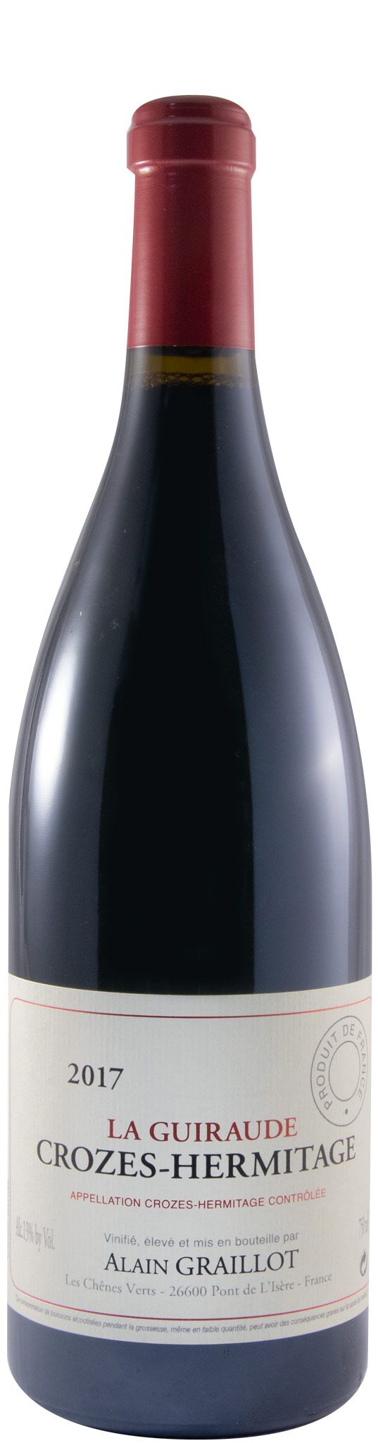 2017 Domaine Alain Graillot La Guiraude Crozes-Hermitage tinto