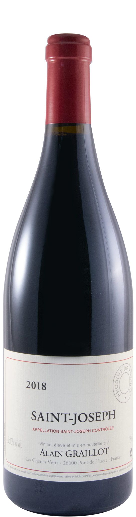 2018 Domaine Alain Graillot Saint-Joseph tinto
