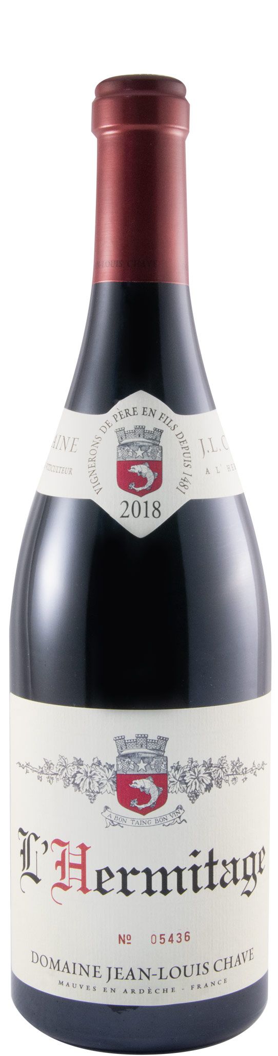 2018 Domaine Jean-Louis Chave L'Hermitage red