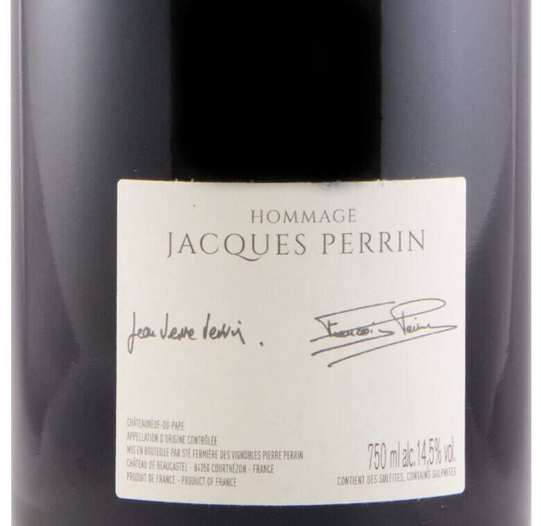 2018 Château de Beaucastel Hommage a Jacques Perrin Châteauneuf-du-Pape tinto