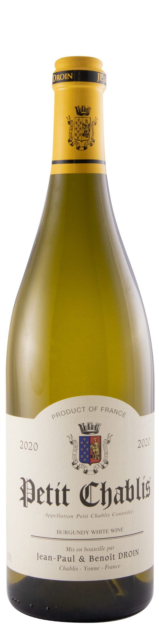 2020 Jean-Paul & Benoît Droin Petit Chablis white