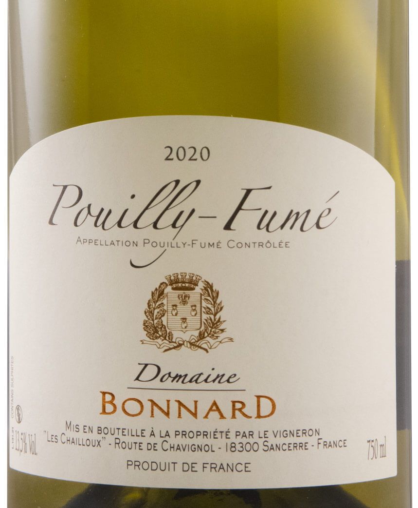 2020 Domaine Bonnard Pouilly-Fumé branco