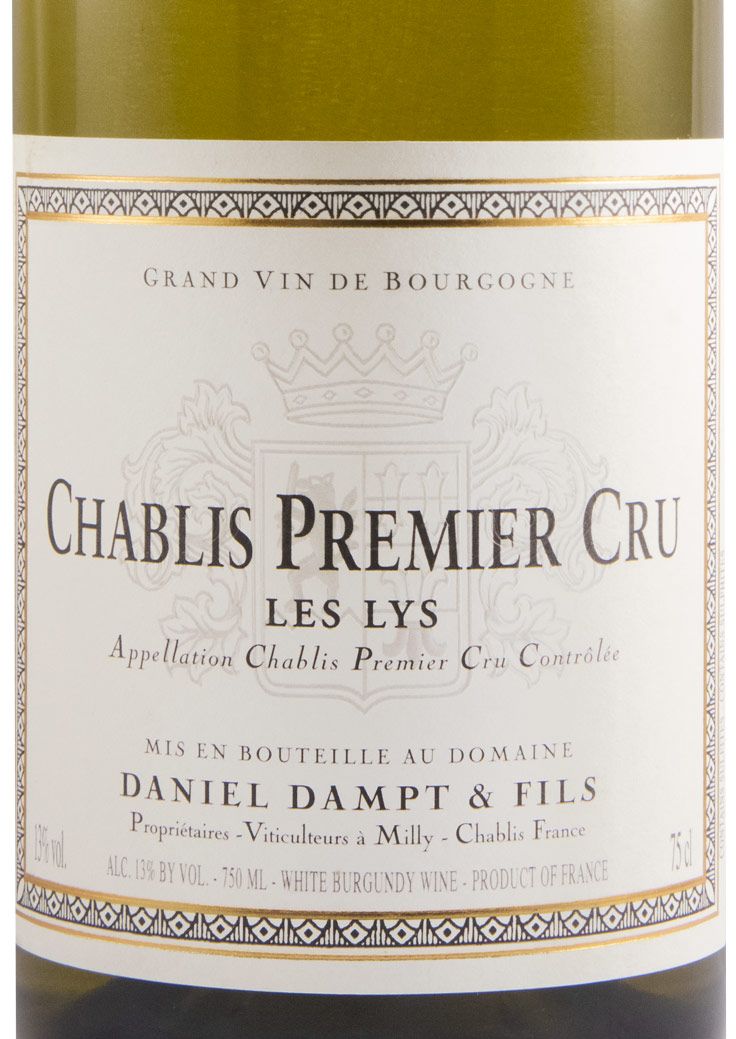 2019 Domaine Daniel Dampt Les Lys Premier Cru Chablis branco