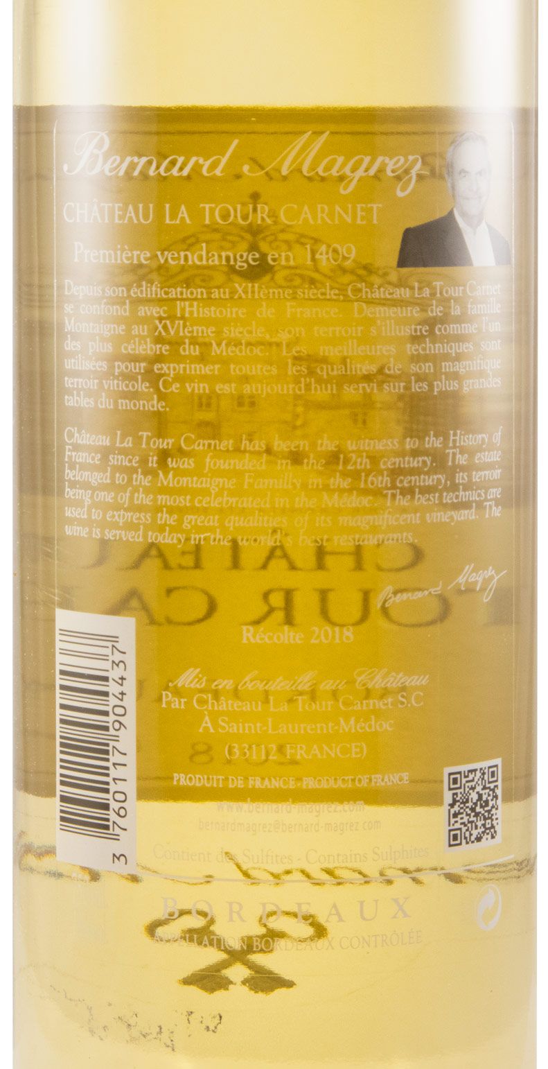 2018 Château La Tour Carnet Haut-Médoc white