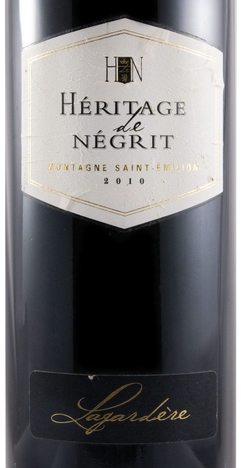 2010 Héritage de Négrit Montagne Saint-Émilion tinto