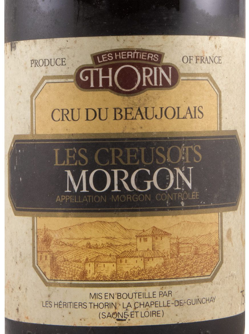 1985 Les Heritiers Thorin Les Creusots Morgon Cru du Beaujolais tinto