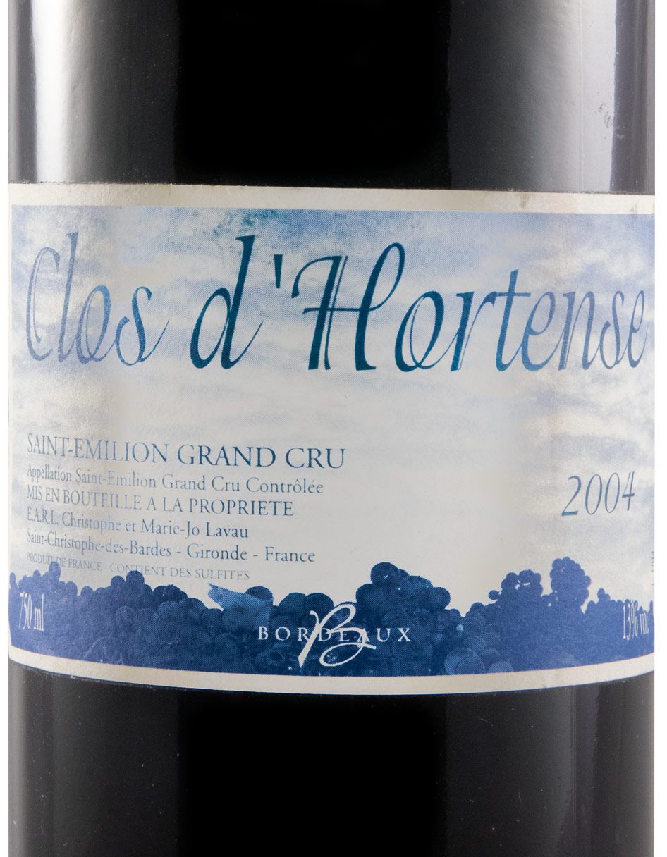 2004 Château Clos d'Hortense Saint-Émilion tinto