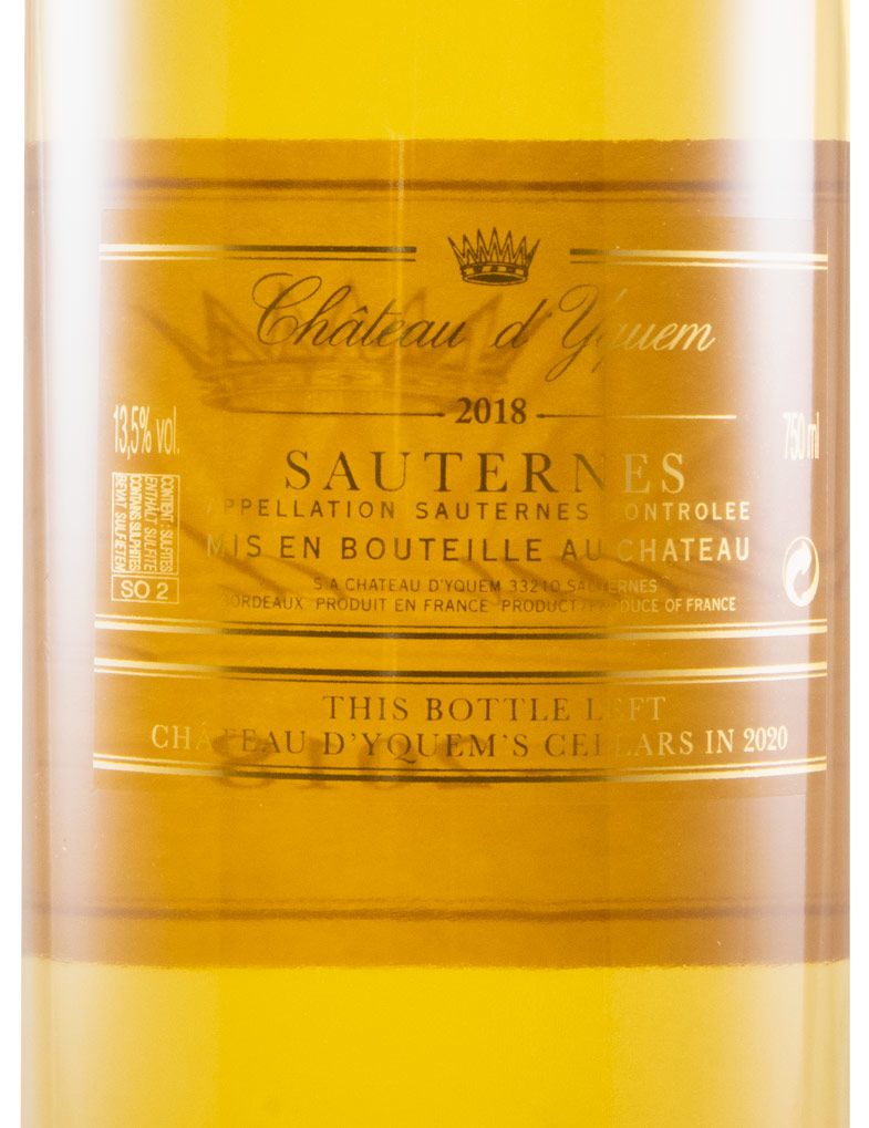 2018 Château d'Yquem Sauternes white