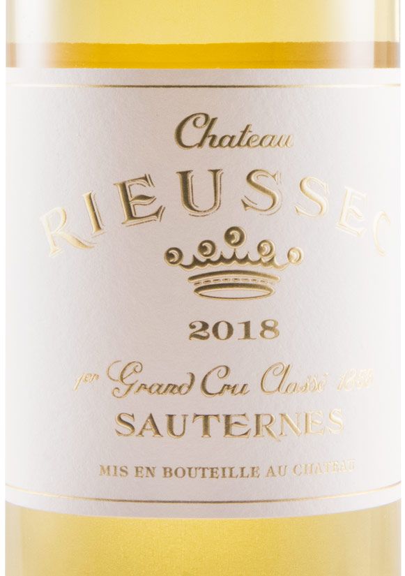 2018 Château Rieussec Sauternes branco 37,5cl