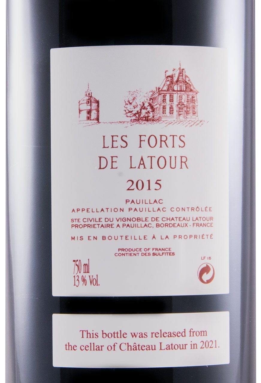 2015 Château Labour Les Forts de Latour Pauillac red