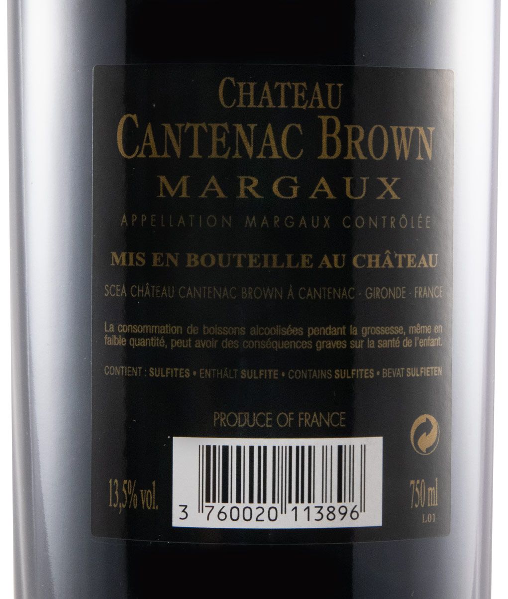 2018 Château Cantenac Brown Margaux tinto