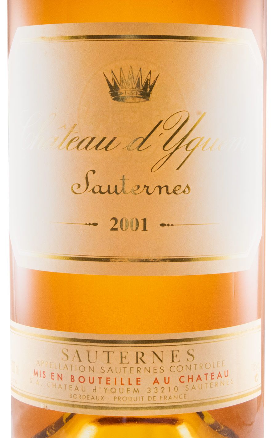 2001 Château d'Yquem Sauternes branco 6L