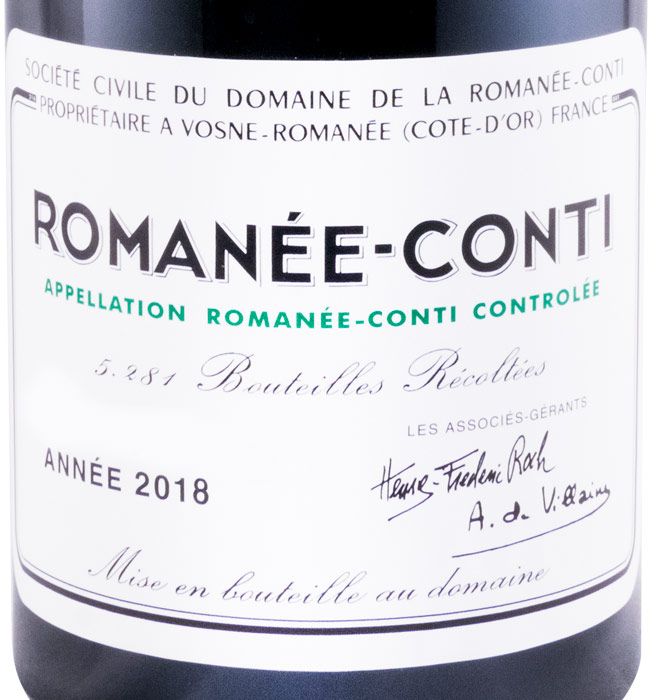 2018 Domaine de la Romanée-Conti tinto