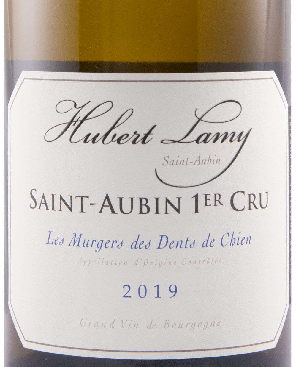 2019 Domaine Hubert Lamy Les Murgers des Dents de Chien Premier Cru Saint-Aubin branco