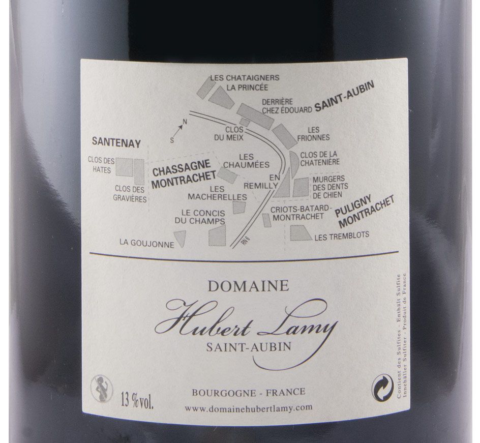 2015 Domaine Hubert Lamy Derrière chez Edouard Premier Cru Saint-Aubin branco 1,5L