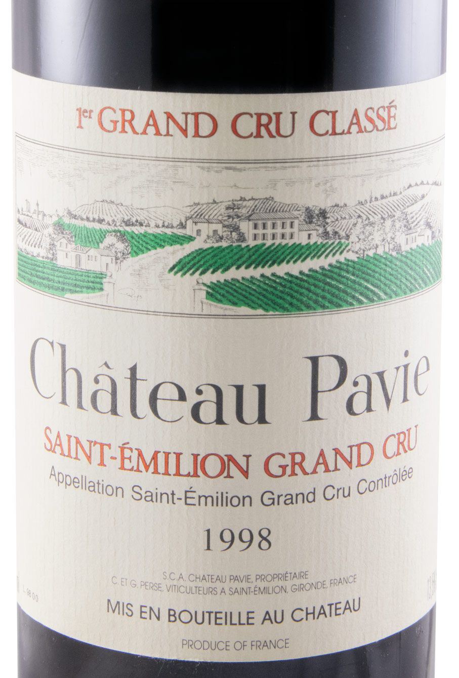 1998 Château Pavie Saint-Émilion tinto