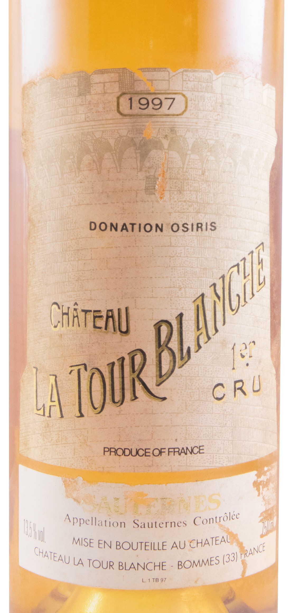1997 Château La Tour Blanche Sauternes branco