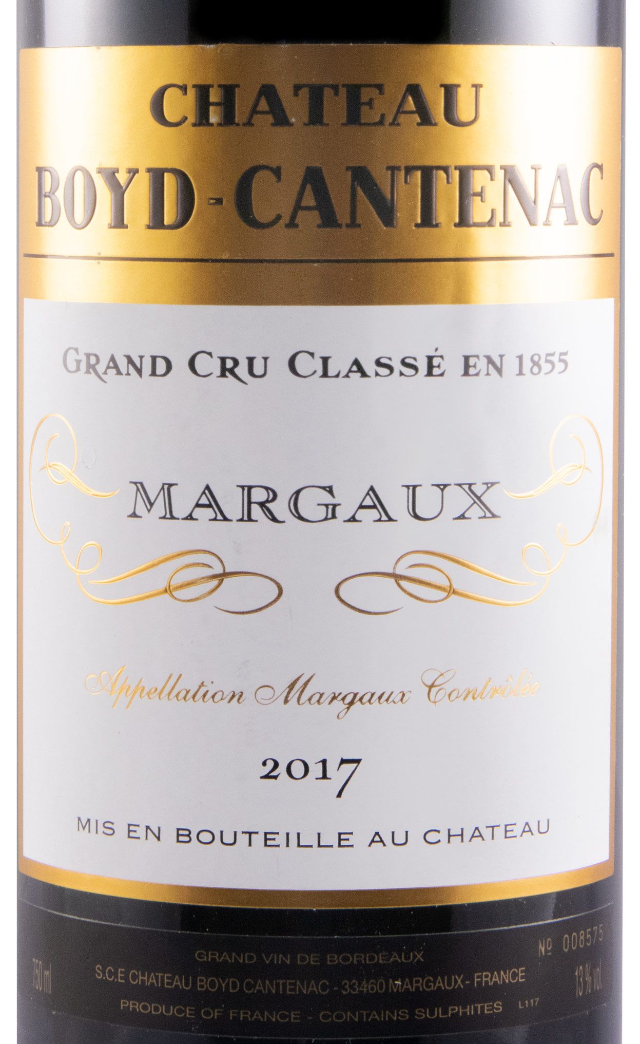 2017 Château Boyd-Cantenac Margaux tinto