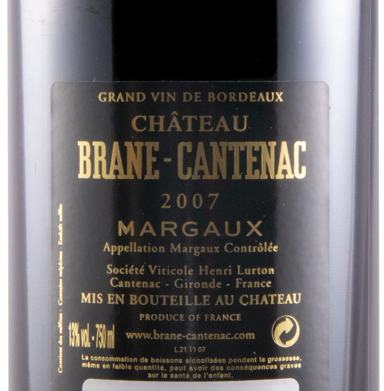 2007 Château Brane-Cantenac Margaux tinto