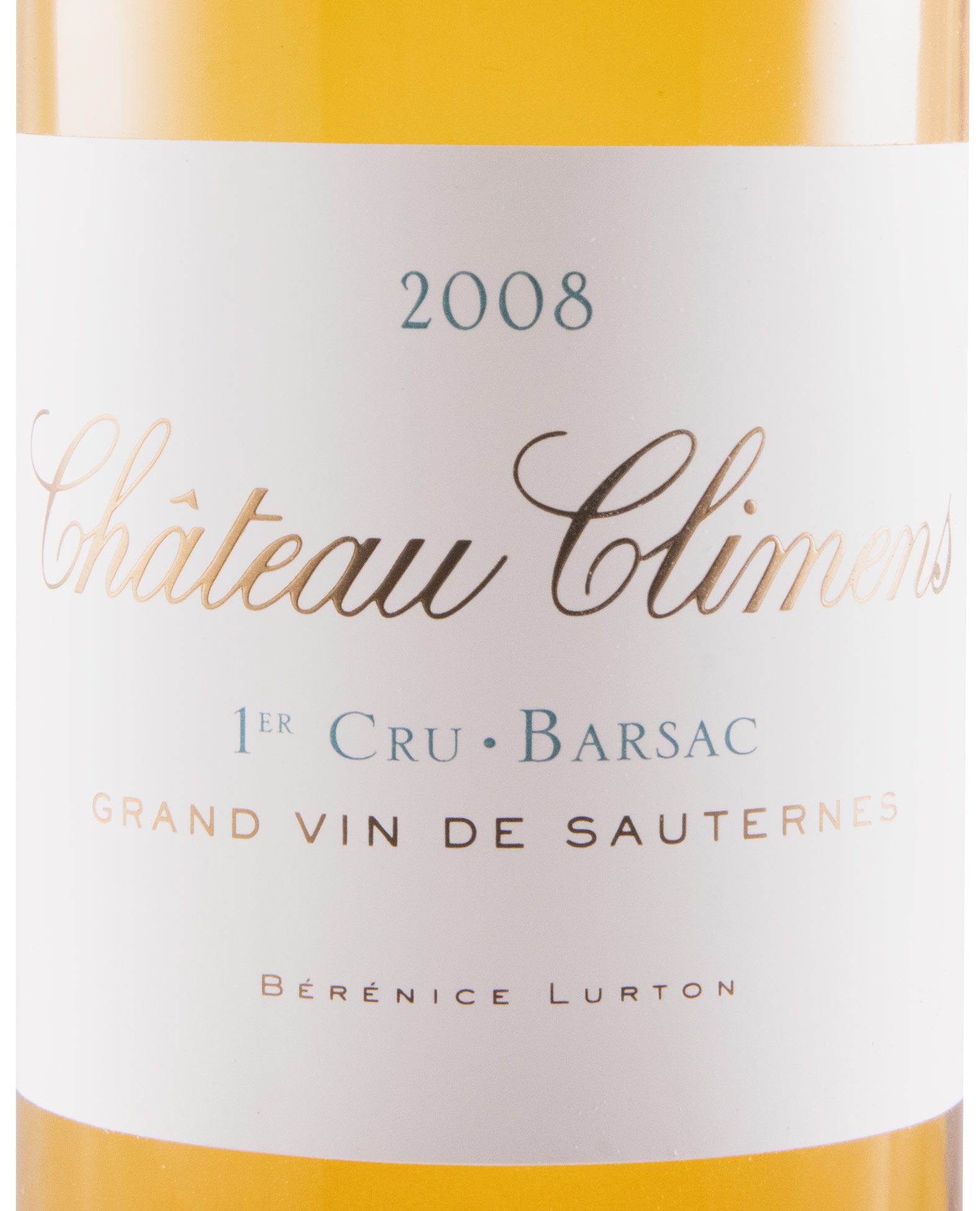 2008 Château Climens Barsac Sauternes branco