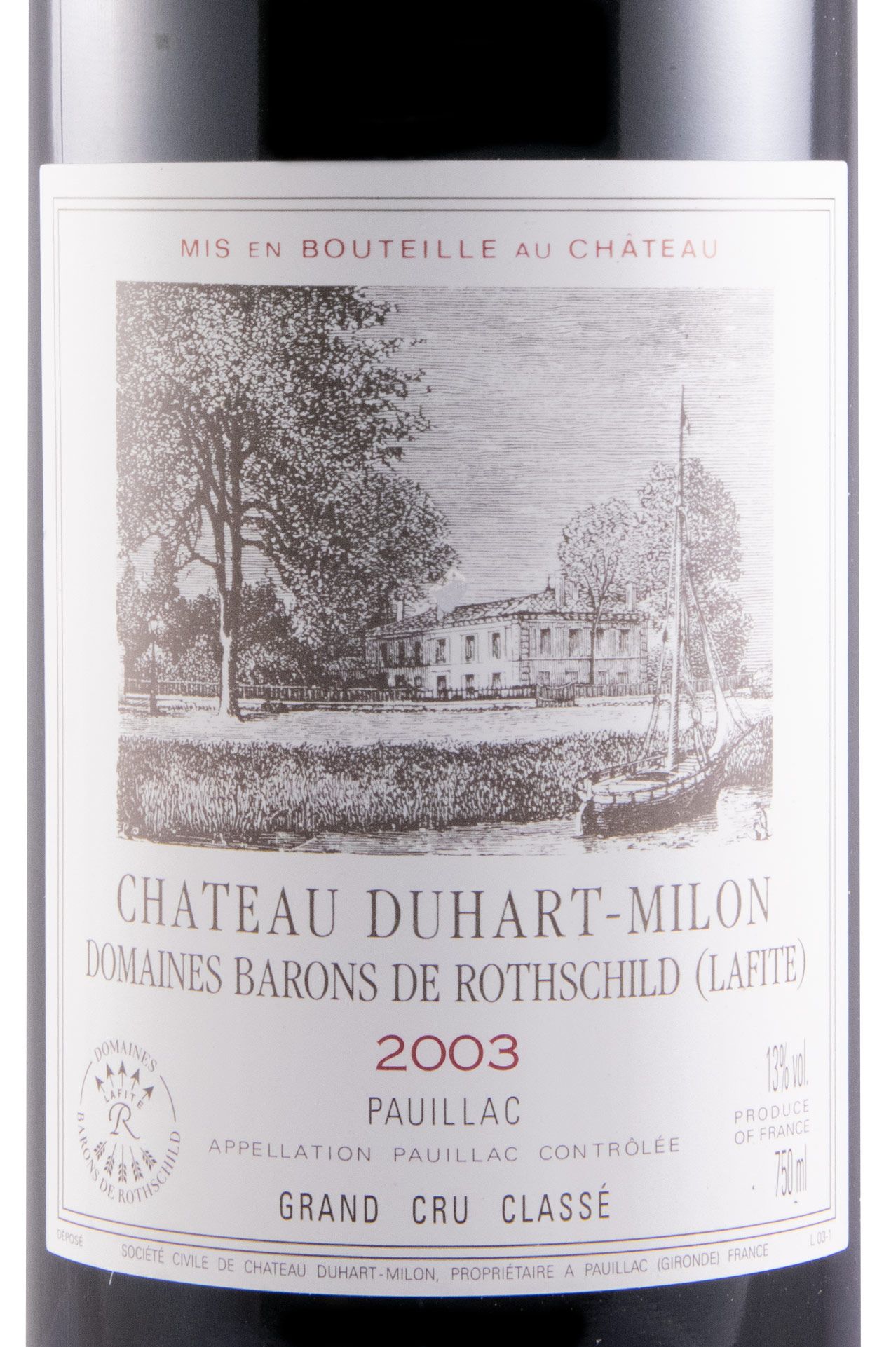 2003 Château Duhart-Milon Pauillac tinto